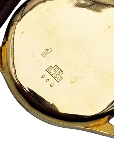 Złoty 14K Titus Genève Chronograph - doskonały stan!