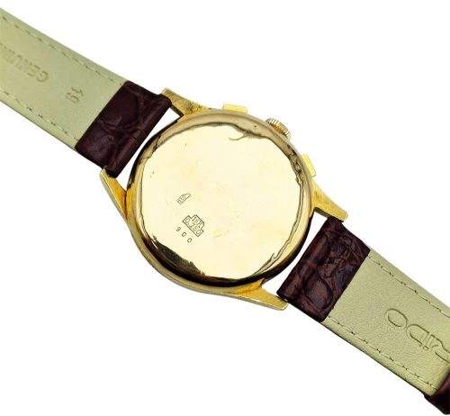Złoty 14K Titus Genève Chronograph - doskonały stan!