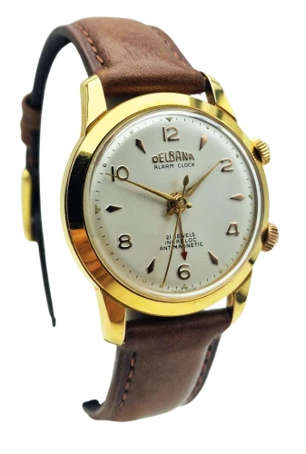 Unikatowa Delbana Alarm Clock AS 1475 lata 50. - 100%, stan sklepowy.