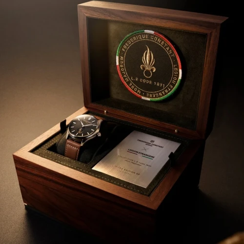 Zegarek Frederique Constant Classics Index Small Seconds Automatic x French Foreign Legion Limited Edition FC-530GS3B6B (FC530GS3B6B) box