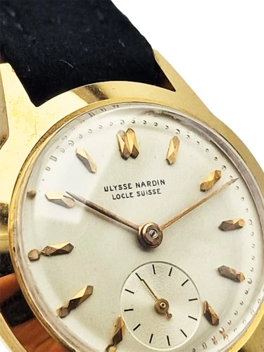 Złoty 18K Ulysse Nardin lata 50. - stan idealny!