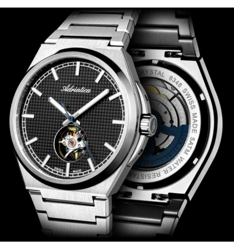 Zegarek Adriatica Automatic Open Heart A8348.5114A (A83485114A)