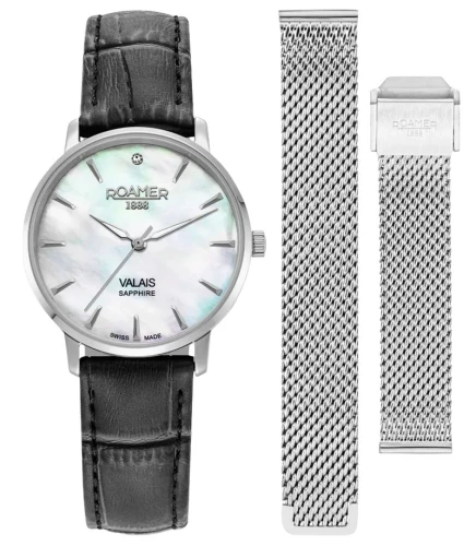 Zegarek Roamer Valais Ladies Set 989847.41.20.05 (989847412005)