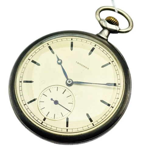 Srebrny 0.900 Longines Cal. 18.89M z 1914r. - doskonały stan!