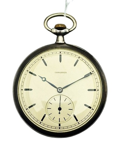 Srebrny 0.900 Longines Cal. 18.89M z 1914r. - doskonały stan!