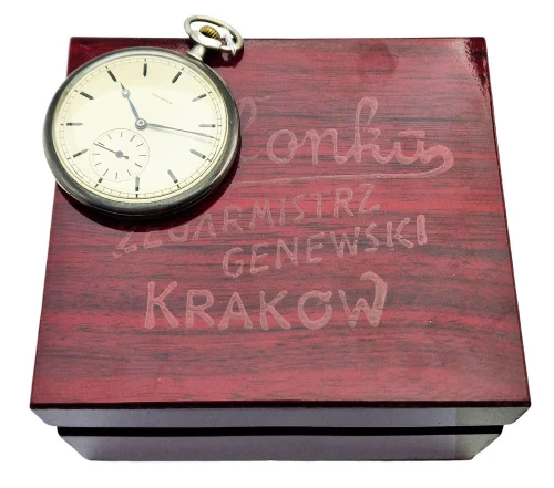 Srebrny 0.900 Longines Cal. 18.89M z 1914r. - doskonały stan!