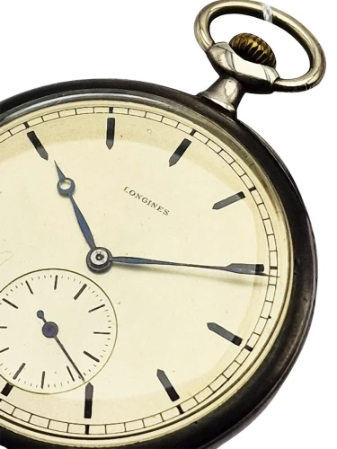 Srebrny 0.900 Longines Cal. 18.89M z 1914r. - doskonały stan!