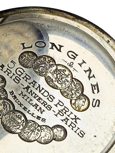 Srebrny 0.900 Longines Cal. 18.89M z 1914r. - doskonały stan!