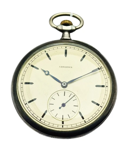 Srebrny 0.900 Longines Cal. 18.89M z 1914r. - doskonały stan!