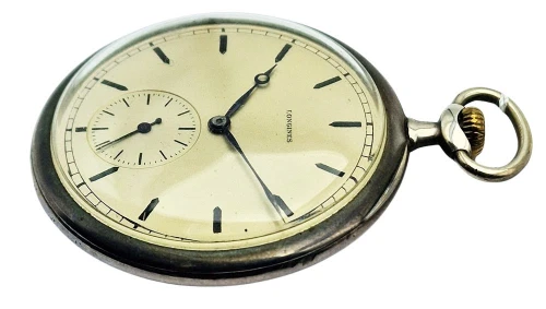 Srebrny 0.900 Longines Cal. 18.89M z 1914r. - doskonały stan!