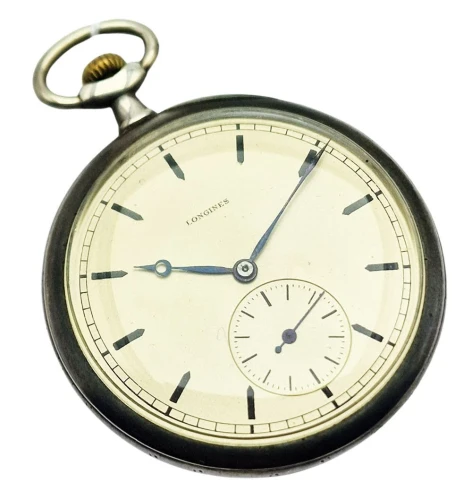 Srebrny 0.900 Longines Cal. 18.89M z 1914r. - doskonały stan!