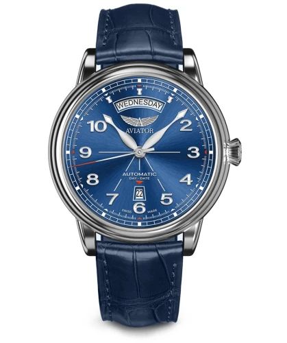 Zegarek Aviator Douglas Day Date Limited Edition V.3.44.0.401.4 (V34404014)