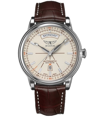 Zegarek Aviator Douglas Day Date Limited Edition V.3.20.0.141.4 (V32001414)