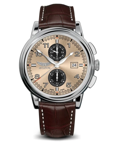 Zegarek Aviator Douglas Quartz Chronograph V.2.45.0.409.4 (V24504094)