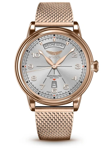 Zegarek Aviator Douglas Day Date Limited Edition V.3.44.2.400.5 (V34424005)