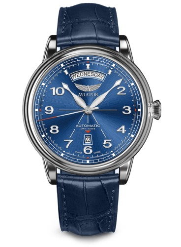 Zegarek Aviator Douglas Day Date Limited Edition V.3.44.0.401.4 (V34404014)