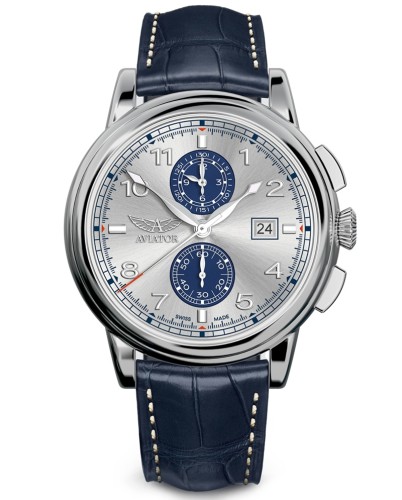 Zegarek Aviator Douglas Quartz Chronograph V.2.45.0.413.4 (V24504134)