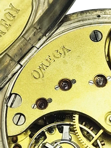 Srebrna 0.800 Omega Grand Prix Paris 1900 - doskonały stan!