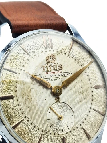 Titus Mod 2000 Incabloc Cal.1120 lata 50. - doskonały stan!