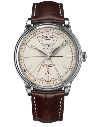 Zegarek Aviator Douglas Day Date Limited Edition V.3.20.0.141.4 (V32001414)