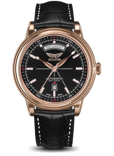 Zegarek Aviator Douglas Day Date Limited Edition V.3.20.2.146.4 (V32021464)