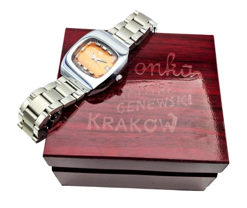 Atlantic Square Date 17 Jewels FHF 969 - piękna renowacja!