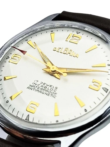 Delbana 17 Jewels Incabloc lata 50. - profesjonalna renowacja!