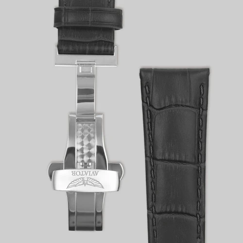 Zegarek Aviator Douglas Day Date Limited Edition V.3.44.0.399.4 (V34403994) - zapięcie