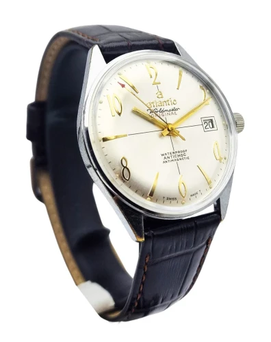 Atlantic Worldmaster Original 17 Jewels 969 - doskonały stan!