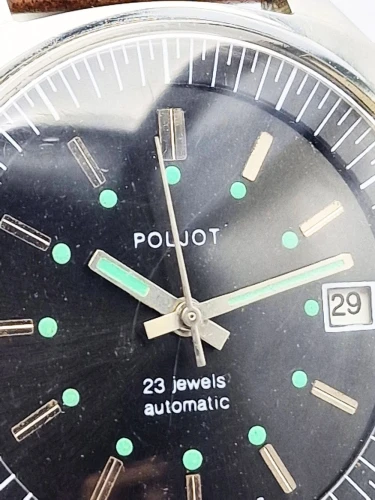 Stalowy Poljot Automatic 2616.2H - rzadka konfiguracja!