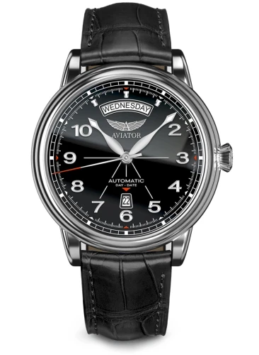 Zegarek Aviator Douglas Day Date Limited Edition V.3.44.0.397.4 (V34403974)