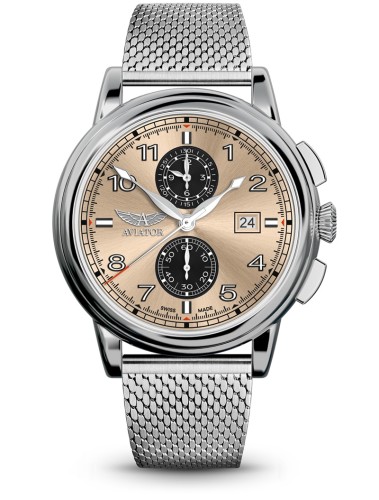 Zegarek Aviator Douglas Quartz Chronograph V.2.45.0.409.5 (V24504095)