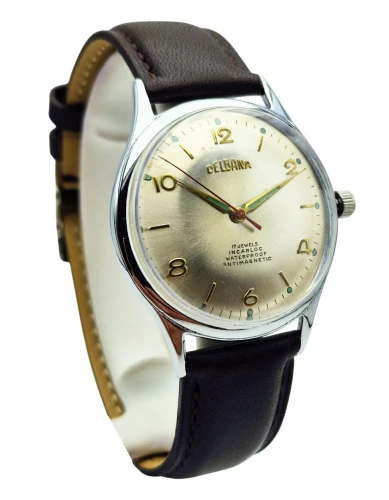Piękna Delbana 17 Jewels ETA 1100 - doskonały stan!