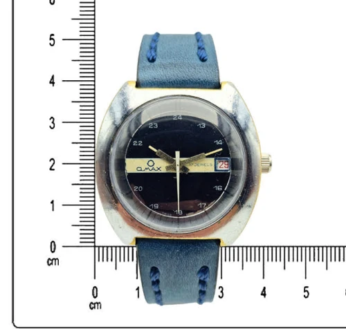 Unikatowy Omax 17 Jewels FHF 969 lata 70. - dobry stan!