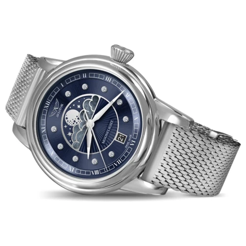 Zegarek Aviator Douglas Moonflight Diamond Limited Edition V.1.33.0.379.5 (V13303795)
