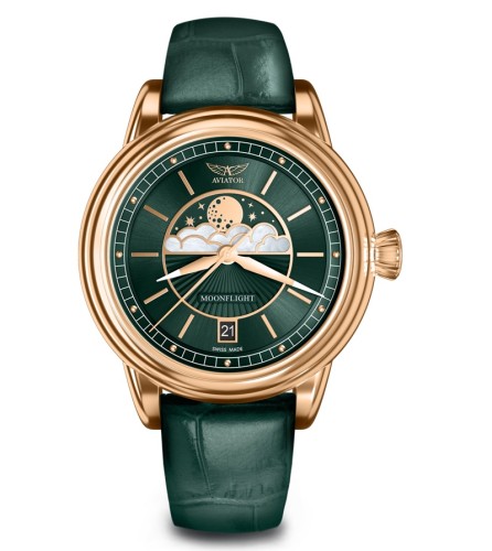 Zegarek Aviator Douglas Moonflight V.1.33.2.263.4 (V13322634)