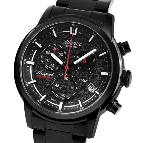 Zegarek Atlantic Seasport Chronograph 87466.46.61BK (874664661BK)