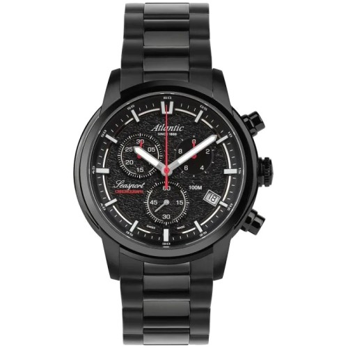 Zegarek Atlantic Seasport Chronograph 87466.46.61BK (874664661BK)
