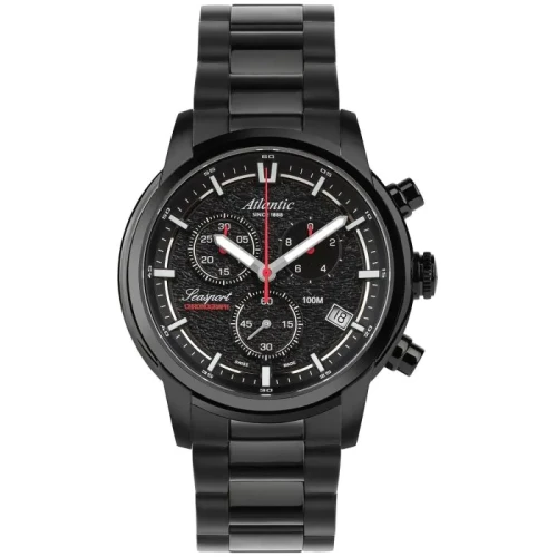 Zegarek Atlantic Seasport Chronograph 87466.46.61BK (874664661BK)
