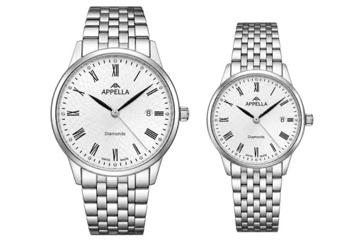 Zestaw dla par Appella Diamonds L12002.5133DQ + L32002.5133DQ (L120025133DQ + L320025133DQ)
