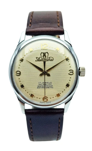Delbana 17 Jewels Incabloc ETA 1080 - piękna renowacja!