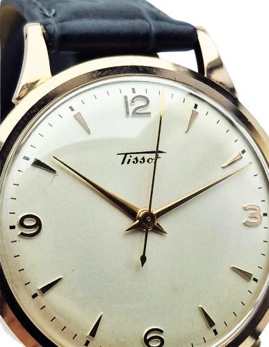 Tissot Cal. 27B-2 14K Gold z 1955r. - stan sklepowy!