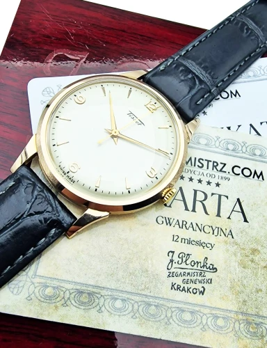 Tissot Cal. 27B-2 14K Gold z 1955r. - stan sklepowy!