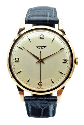 Tissot Cal. 27B-2 14K Gold z 1955r. - stan sklepowy! Salon