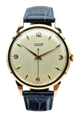 Tissot Cal. 27B-2 14K Gold z 1955r. - stan sklepowy! Salon