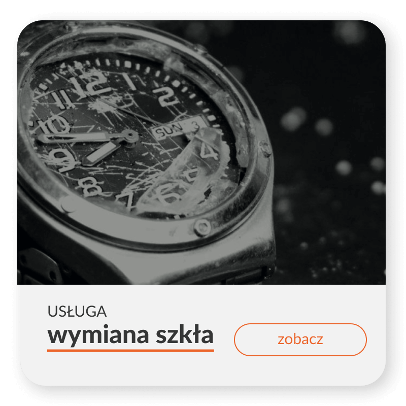 Wymiana szkła w zegarku