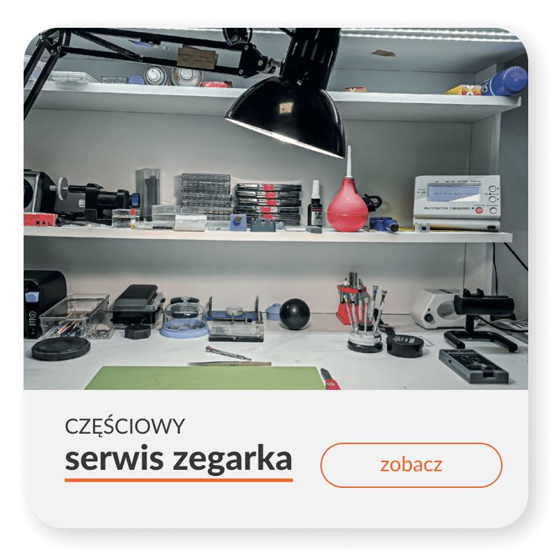 Serwis częściowy zegarka