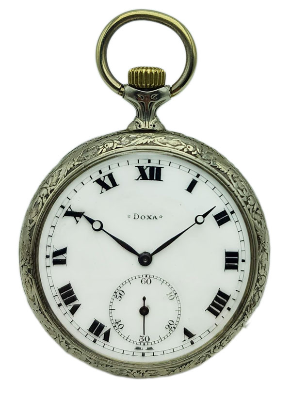 renowacja zegarka - DOXA - zegarek kieszonkowy