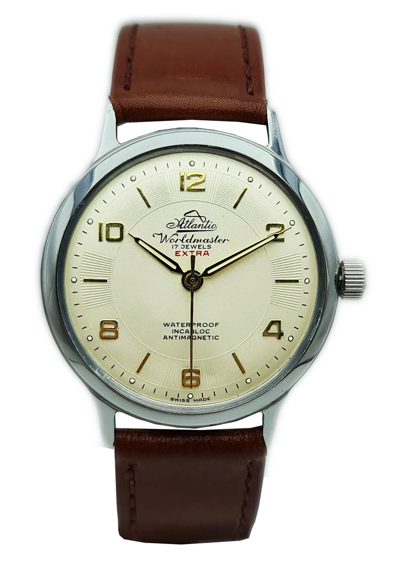 renowacja zegarka - ATLANTIC WORLDMASTER  - zegarek męski