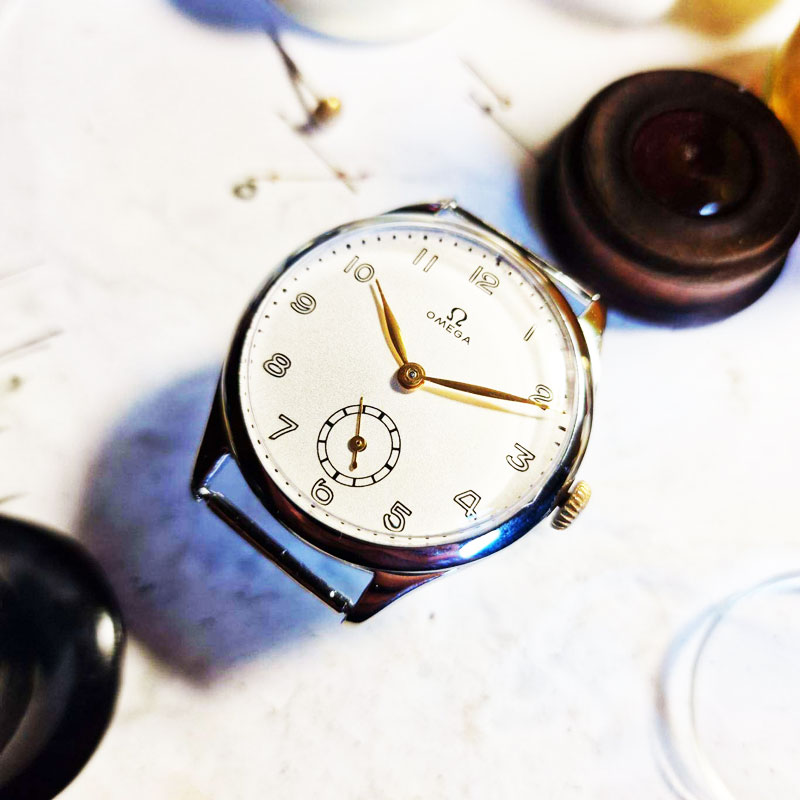 SERWIS MECHANIZMU ZEGARKA MECHANICZNEGO OMEGA  - NAPRAWA ZEGARKÓW